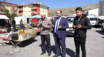 Zara'da Semt Pazarında Alışverişe Dualarla Başlanıyor