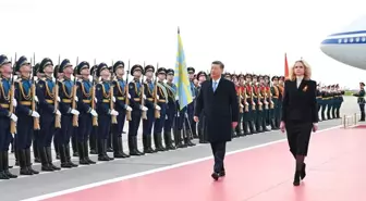 Şi Cinping Moskova'ya Resmi Ziyarette Bulundu