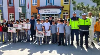 Konya'nın Hüyük İlçesinde Trafik Haftası Etkinlikleri Düzenlendi