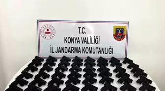 Beyşehir'de Jandarma Operasyonu: 48 Ruhsatsız Tabanca Ele Geçirildi