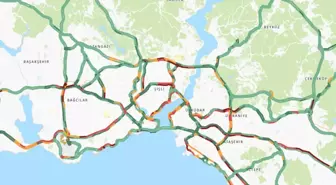 Trafik durumu haritası (CANLI) 8 Mayıs İstanbul'da trafik yoğunluğu yüzde kaç?