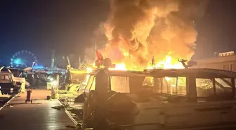 Tuzla marinada tekne yangını -1