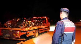 Sakarya'da Yasa Dışı Motosiklet Yarışı Planı Jandarma Tarafından Engellendi