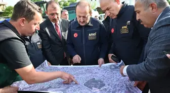 AFAD Başkanı Pehlivan, sağanaktan etkilenen Osmaniye'de incelemede bulundu Açıklaması