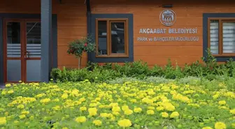 Akçaabat Belediyesi 100 Bin Mevsimlik Çiçek Üretti