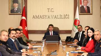 Amasya'da Güvenlik ve Asayiş Toplantısı Düzenlendi