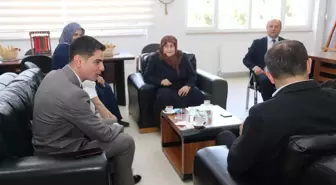 Amasya'da şehit annesi, oğlunun isminin verildiği kurumu ziyaret etti
