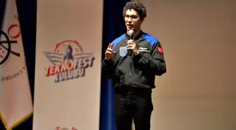 Astronot Tuva Cihangir Atasever, Osmaniye'de öğrencilerle buluştu