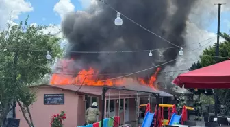Avcılar'da Mangal Restoranında Yangın Çıktı