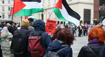 Viyana'da Filistin Destekçileri Nekbe'yi Protesto Etti