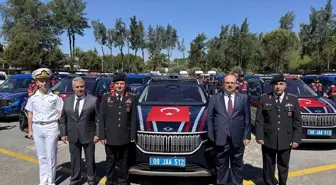 Aydın İl Jandarma Komutanlığına 54 Yeni Araç Tahsis Edildi