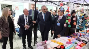 Samsun Bafra'da Engelliler Haftası Dolayısıyla Sergi Açıldı
