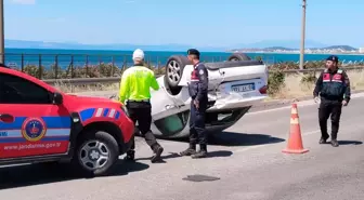 Ayvalık'ta Zincirleme Trafik Kazası: 4 Yaralı