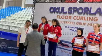 Tokat Başçiftlik Küçük Kız Curling Takımı Bölge İkincisi Oldu