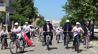 Gercüş'te Bisiklet Turu ile 19 Mayıs Coşkusu