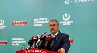 BBP Genel Başkanı Destici, Konya'da konuştu Açıklaması