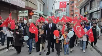 Bulancak'ta 19 Mayıs Bayramı Yürüyüşü