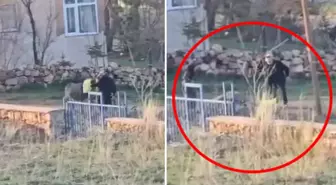 Bunu yapan 80 yaşındaki bir şahıs! Eşeğe sopalı eziyet kamerada