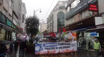 Bursa'da Filistin'e Destek Yürüyüşü Düzenlendi