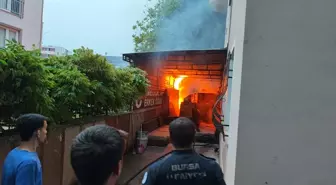 İnegöl'de Öğrenci Yurdunda Yangın Çıktı