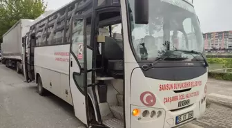 Samsun'da Otobüs Yayaya Çarptı: 86 Yaşındaki K.A. Yaralandı