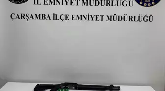 Samsun'da Eve Operasyon: Silah ve Mühimmat Ele Geçirildi
