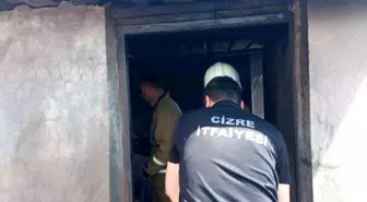 Cizre'de Odunlukta Çıkan Yangın Kontrol Altına Alındı