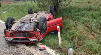 Çorum'da Otomobil Devrildi: 4 Yaralı