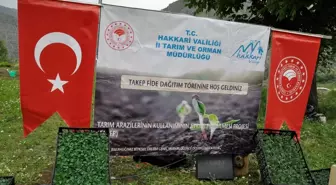 Çukurca'da Çiftçilere 43 Bin Hibeli Sebze Fidesi Dağıtıldı