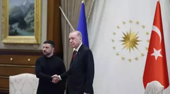 Cumhurbaşkanı Erdoğan'ın, Ukrayna Devlet Başkanı Zelenskiy ile görüşmesi başladı