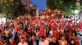 Denizli'de 19 Mayıs etkinlikleri kapsamında fener alayı düzenlendi