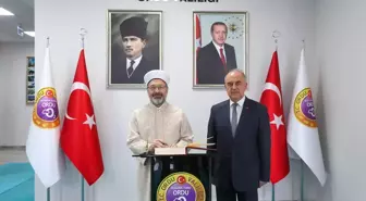 Diyanet İşleri Başkanı Ali Erbaş, Ordu Valisi Muammer Erol'u Ziyaret Etti