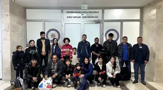 Edirne'de 17 Düzensiz Göçmen ve Yurt Dışı Çıkış Yasağı Olan Alman Yakalandı