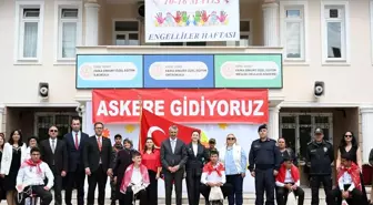 Edirne'de Engelli Öğrencilere Asker Kınası