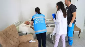 Edirne'de Evde Sağlık Hizmetiyle 2 Bin 510 Hastaya Destek