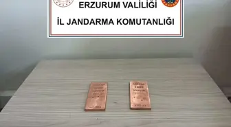 Erzurum'da Kaçakçılıkla Mücadele Operasyonunda Sahte Altın Ele Ge geçirildi