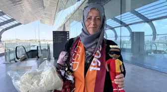 Galatasaray Taraftarı Kadın Çiftçi, Ördüğü 'Osimhen Bebeği' ile İstanbul'a Gidiyor