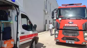 Gaziantep'te Pamuk Fabrikasında Yangın: 2 İşçi Hastaneye Kaldırıldı