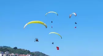 Giresun'da Paramotor Denize Düştü
