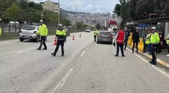 Giresun'da Engelliler Trafik Güvenliği İçin Broşür Dağıttı