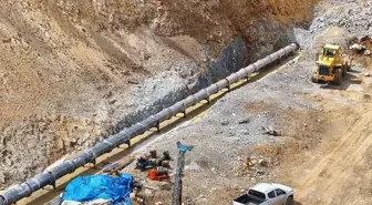 Kelkit Aşut Göleti Projesinde Çalışmalar Devam Ediyor