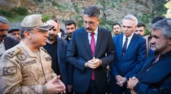 Vali Çelik'ten Yüksekova'daki Arama Çalışmalarına Destek