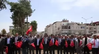 Hatay'ın Reyhanlı ilçesindeki bombalı saldırılarda hayatını kaybedenler anıldı