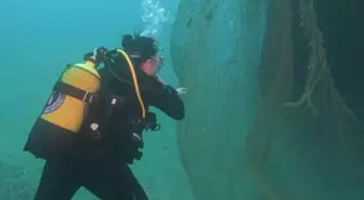 Karaburun Açıklarında 1,5 Ton Hayalet Ağ Temizliği Yapıldı