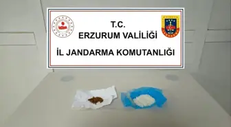 Erzurum'da Narkotik Operasyonu: 1 Kilogram Bonzai Ele Geçirildi