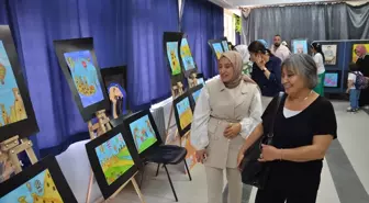 Kahramankazan'da Öğrencilerin Resim Sergisi