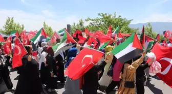 KSÜ Öğrencilerinden Filistin'e Destek Yürüyüşü