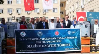 Kilis'te çiftçilere makine ve ekipman desteği verildi