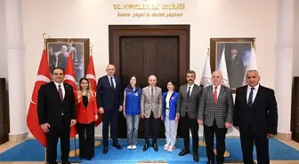 Kırklareli Valisi Uğur Turan, Başarılı Sporcuları Kabul Etti
