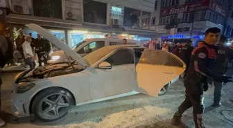 Küçükçekmece'de Galatasaray Şampiyonluk Kutlamasında Havai Fişek Patladı